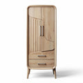 Wooden cabinet with a modern design suitable for living room storage 40 x 50 x 130cm